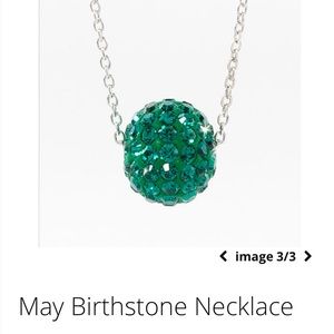 Emerald Green Birthstone Necklace
